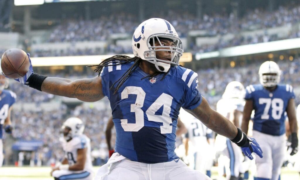 2012: Trent Richardson, RB from Alabama. Drafted No. 3 by the Browns.
Indianapolis Colts Beat The Tennessee Titans 41 17