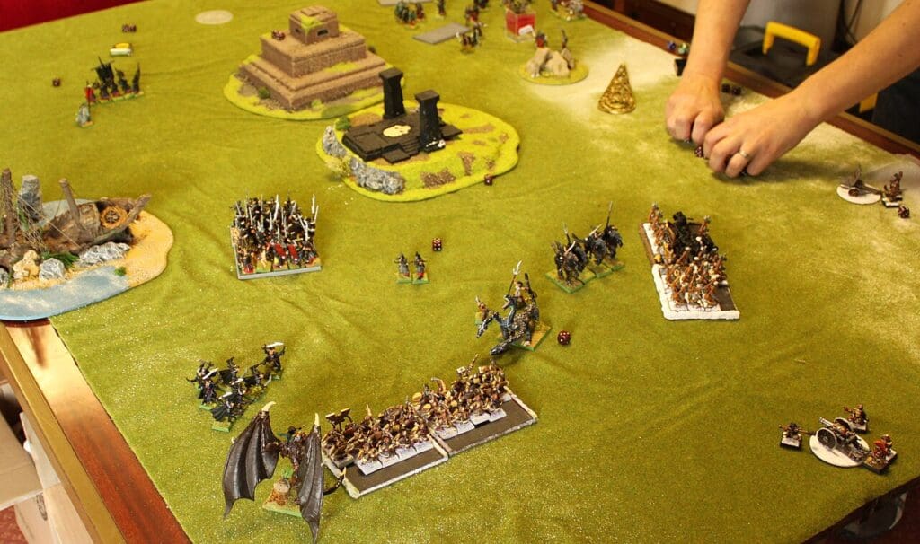 Warhammer miniature model gaming