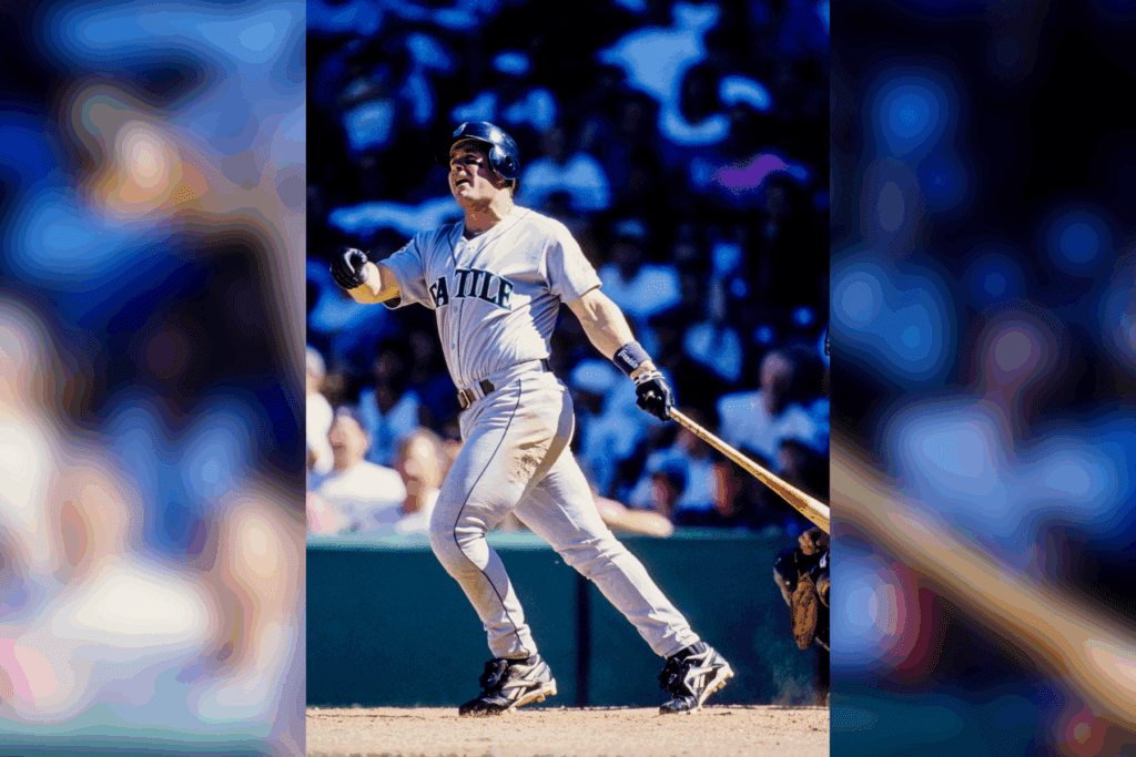 1997, Boston, MA, USA; FILE PHOTO; Seattle Mariners designated hitter Edgar Martinez in action at the plate at Fenway Park during the 1997 season. Mandatory Credit: RVR Photos-Imagn Images